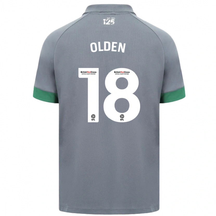 Danxen Kvinder Mackenzie Olden #18 Mørkegrå Udebane Spillertrøjer 2024/25 Trøje T-Shirt