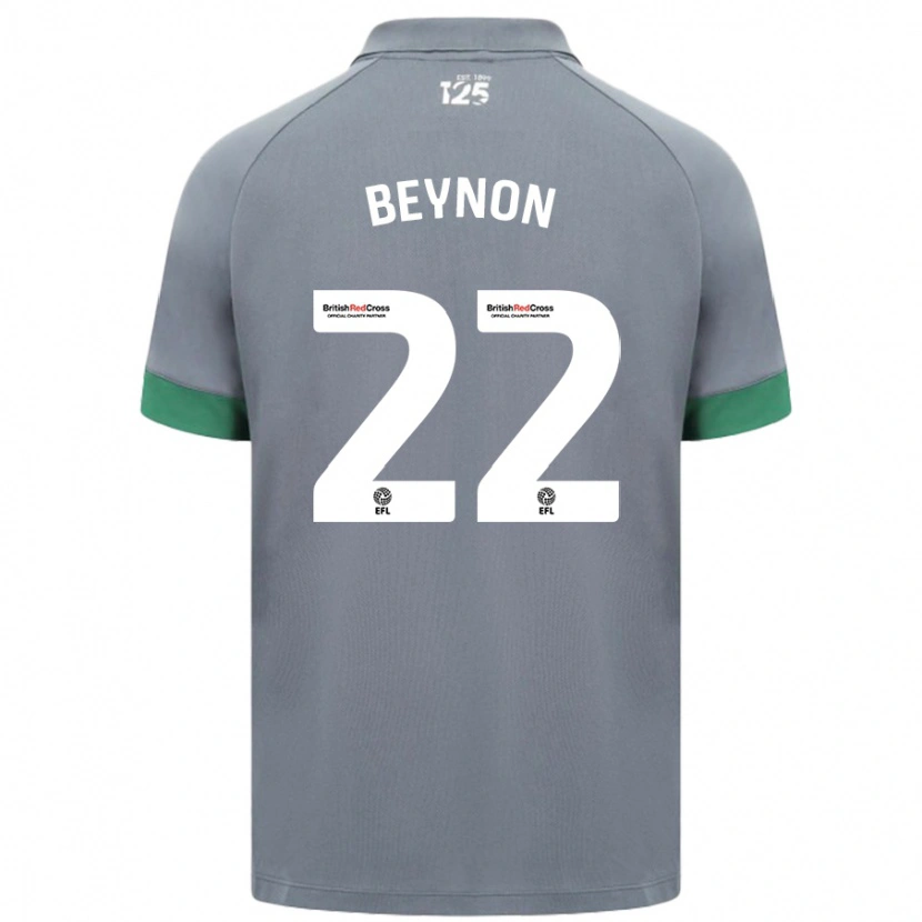 Danxen Kvinder Emma Beynon #22 Mørkegrå Udebane Spillertrøjer 2024/25 Trøje T-Shirt