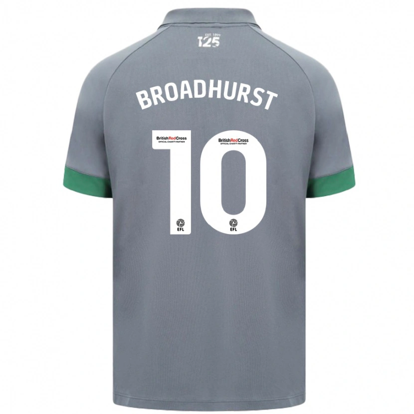 Danxen Kvinder Danielle Broadhurst #10 Mørkegrå Udebane Spillertrøjer 2024/25 Trøje T-Shirt