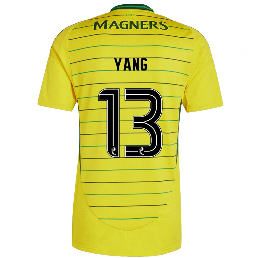 Danxen Kvinder Hyun-Jun Yang #13 Gul Udebane Spillertrøjer 2024/25 Trøje T-Shirt