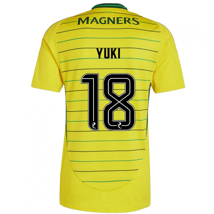 Danxen Kvinder Yuki Kobayashi #18 Gul Udebane Spillertrøjer 2024/25 Trøje T-Shirt