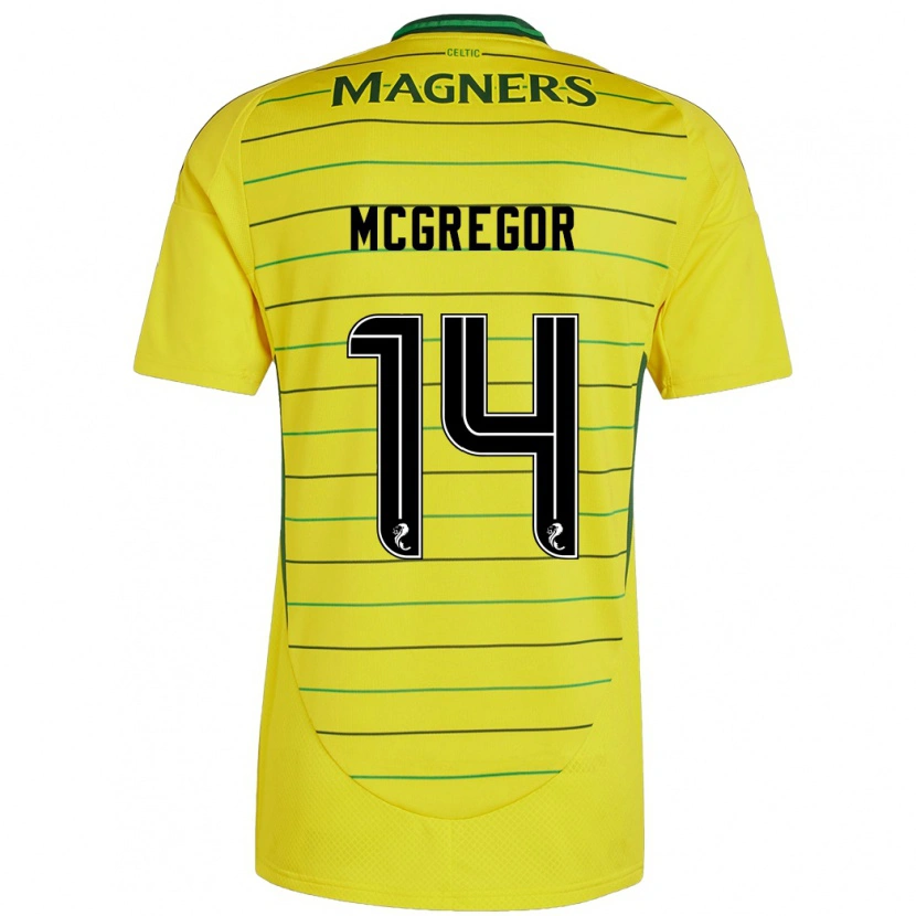 Danxen Kvinder Shannon Mcgregor #14 Gul Udebane Spillertrøjer 2024/25 Trøje T-Shirt