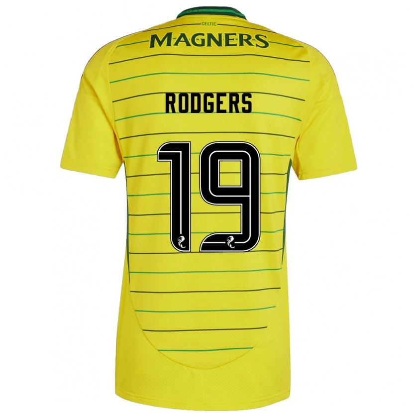 Danxen Kvinder Lisa Rodgers #19 Gul Udebane Spillertrøjer 2024/25 Trøje T-Shirt