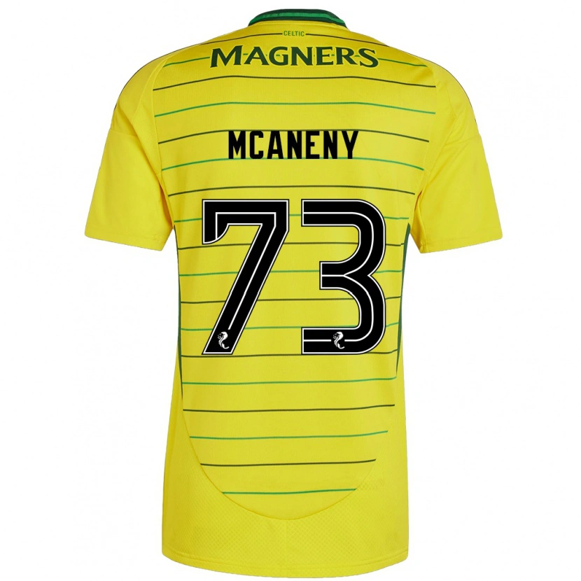 Danxen Kvinder Maria Mcaneny #73 Gul Udebane Spillertrøjer 2024/25 Trøje T-Shirt