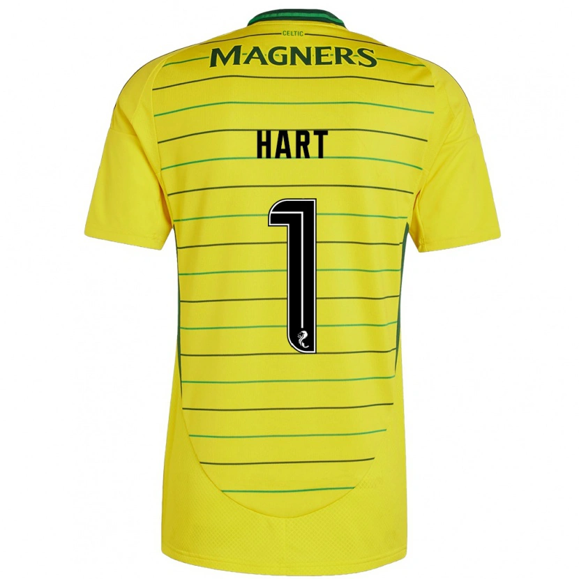 Danxen Kvinder Joe Hart #1 Gul Udebane Spillertrøjer 2024/25 Trøje T-Shirt