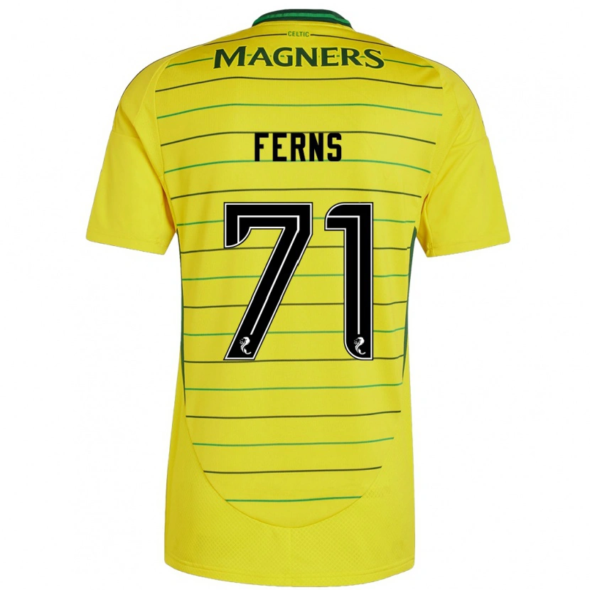 Danxen Kvinder Abbie Ferns #71 Gul Udebane Spillertrøjer 2024/25 Trøje T-Shirt