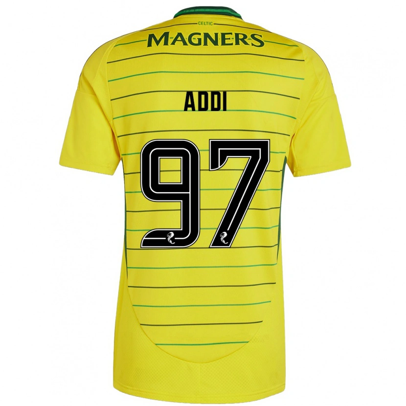 Danxen Kvinder Imane Addi #97 Gul Udebane Spillertrøjer 2024/25 Trøje T-Shirt