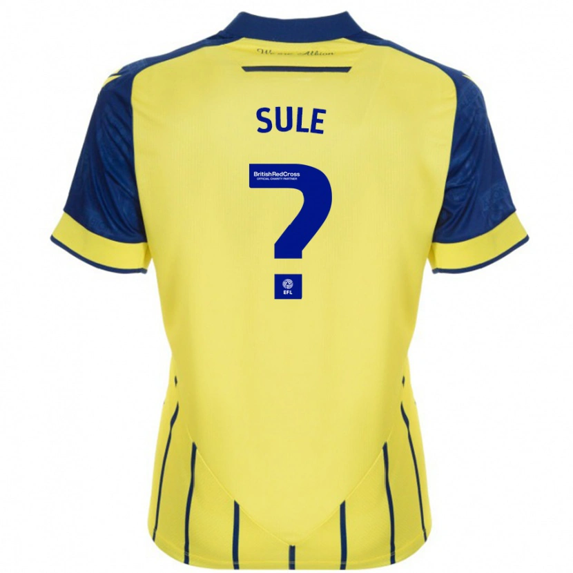 Danxen Kvinder Eseosa Sule #0 Gul Blå Udebane Spillertrøjer 2024/25 Trøje T-Shirt