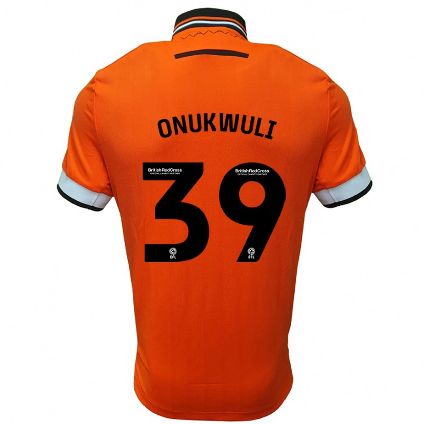 Danxen Kvinder Favour Onukwuli #39 Orange Hvid Udebane Spillertrøjer 2024/25 Trøje T-Shirt