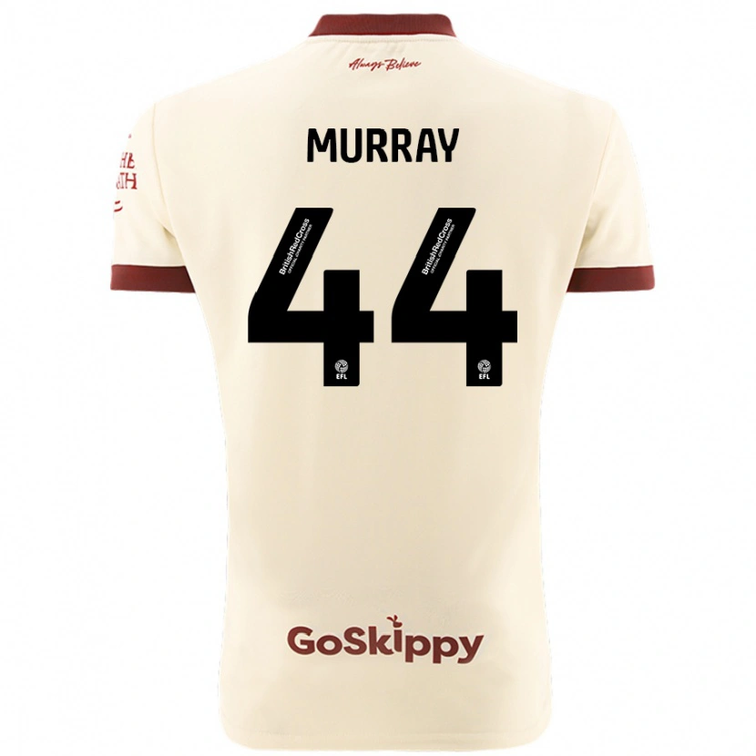 Danxen Kvinder Satara Murray #44 Creme Hvid Udebane Spillertrøjer 2024/25 Trøje T-Shirt