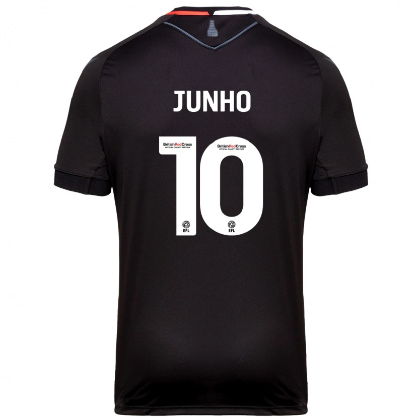 Danxen Kvinder Jun-Ho Bae #10 Sort Udebane Spillertrøjer 2024/25 Trøje T-Shirt