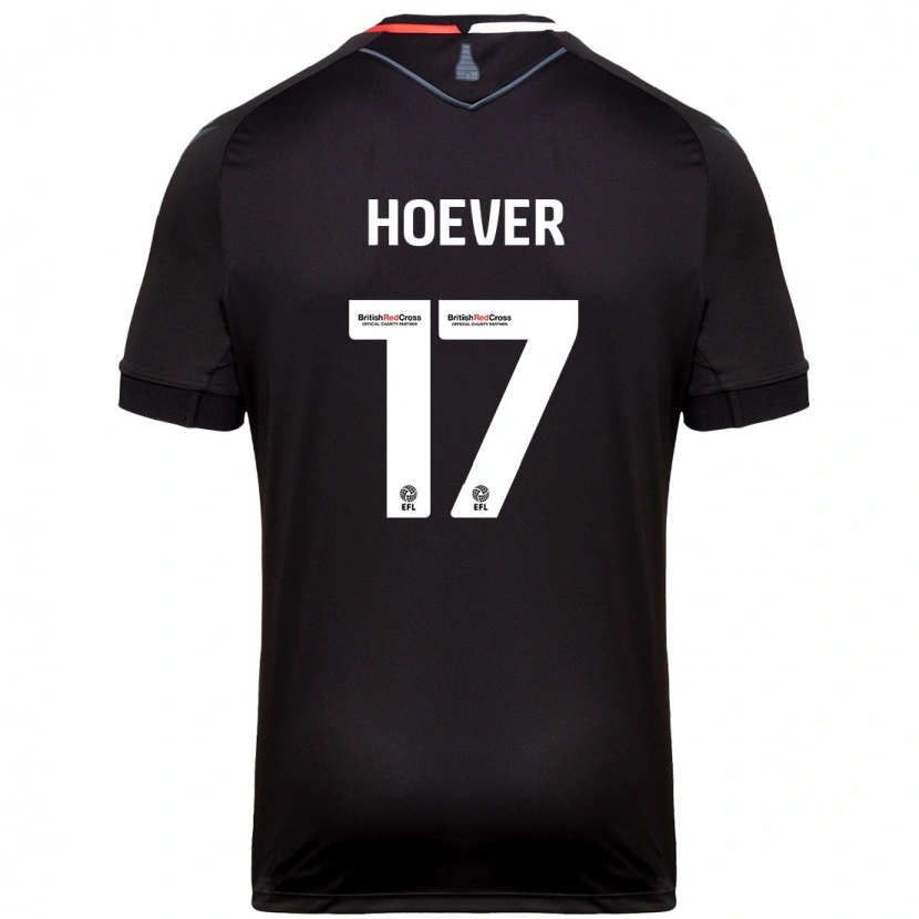 Danxen Kvinder Ki-Jana Hoever #17 Sort Udebane Spillertrøjer 2024/25 Trøje T-Shirt