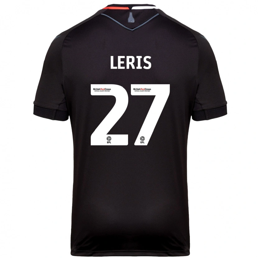 Danxen Kvinder Mehdi Léris #27 Sort Udebane Spillertrøjer 2024/25 Trøje T-Shirt
