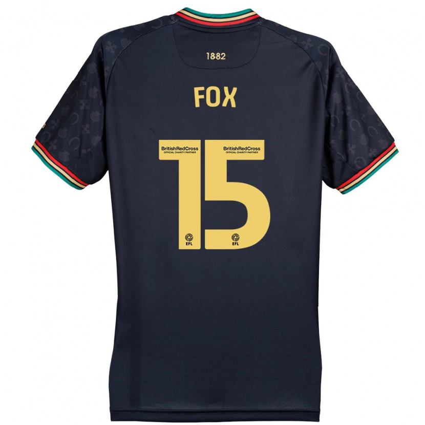 Danxen Kvinder Morgan Fox #15 Mørk Marineblå Udebane Spillertrøjer 2024/25 Trøje T-Shirt