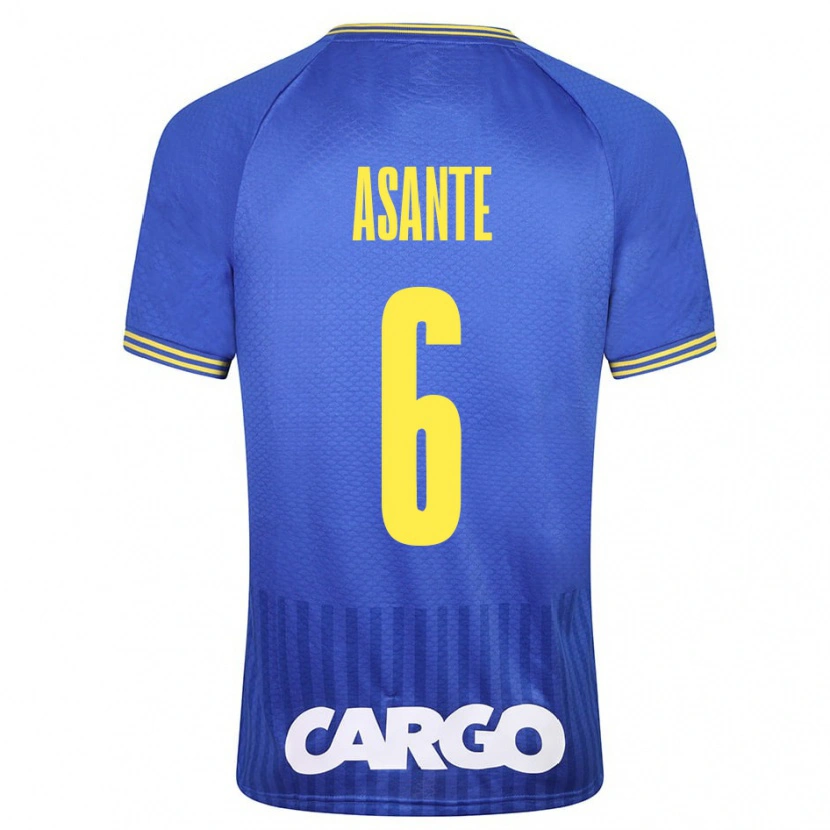 Danxen Kvinder Tyrese Asante #6 Hvid Udebane Spillertrøjer 2024/25 Trøje T-Shirt