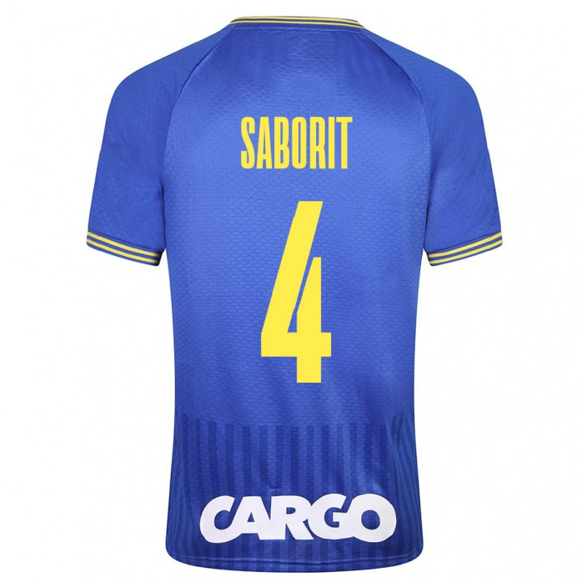Danxen Kvinder Enric Saborit #4 Hvid Udebane Spillertrøjer 2024/25 Trøje T-Shirt