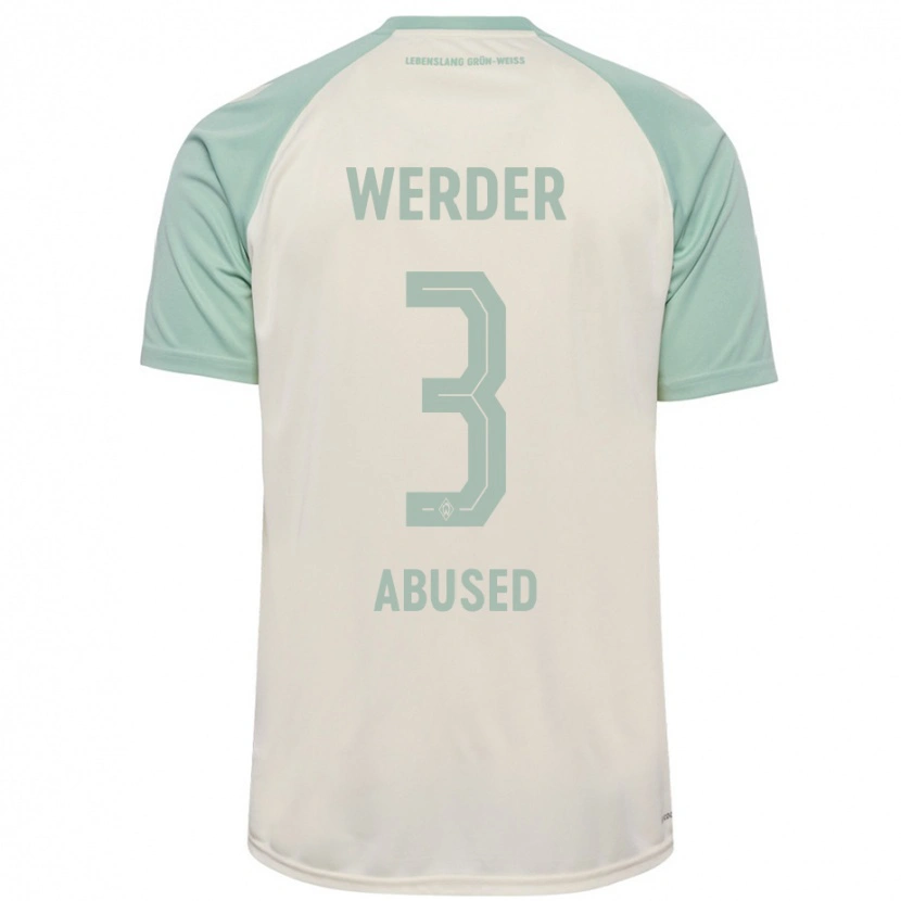 Danxen Kvinder Dlges Abused #3 Råhvid Lysegrøn Udebane Spillertrøjer 2024/25 Trøje T-Shirt