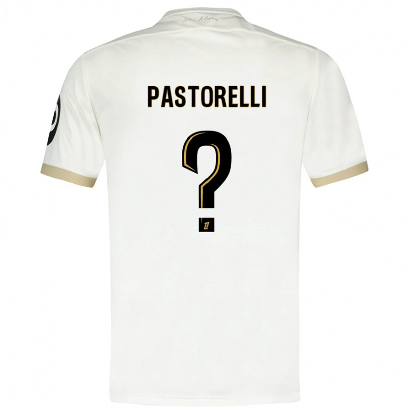 Danxen Kvinder Julien Pastorelli #0 Hvidguld Udebane Spillertrøjer 2024/25 Trøje T-Shirt