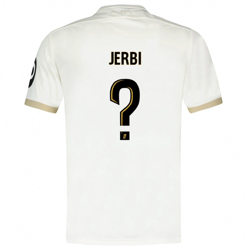 Danxen Kvinder Rayan Jerbi #0 Hvidguld Udebane Spillertrøjer 2024/25 Trøje T-Shirt
