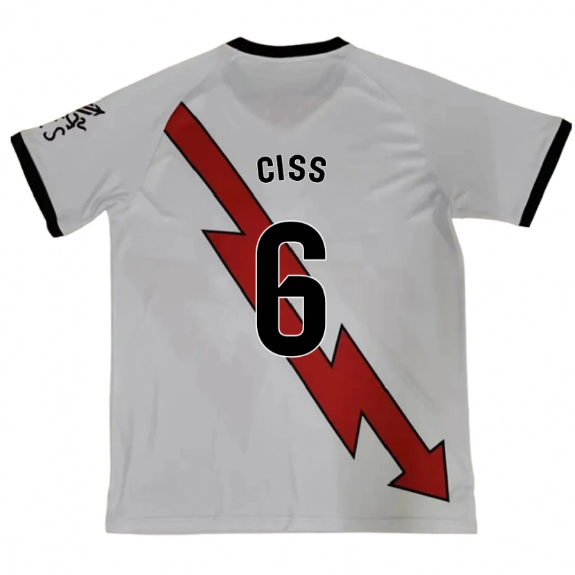 Danxen Kvinder Pathé Ciss #6 Rød Udebane Spillertrøjer 2024/25 Trøje T-Shirt