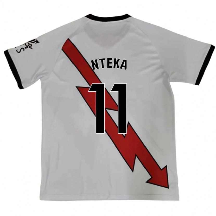 Danxen Kvinder Randy Nteka #11 Rød Udebane Spillertrøjer 2024/25 Trøje T-Shirt