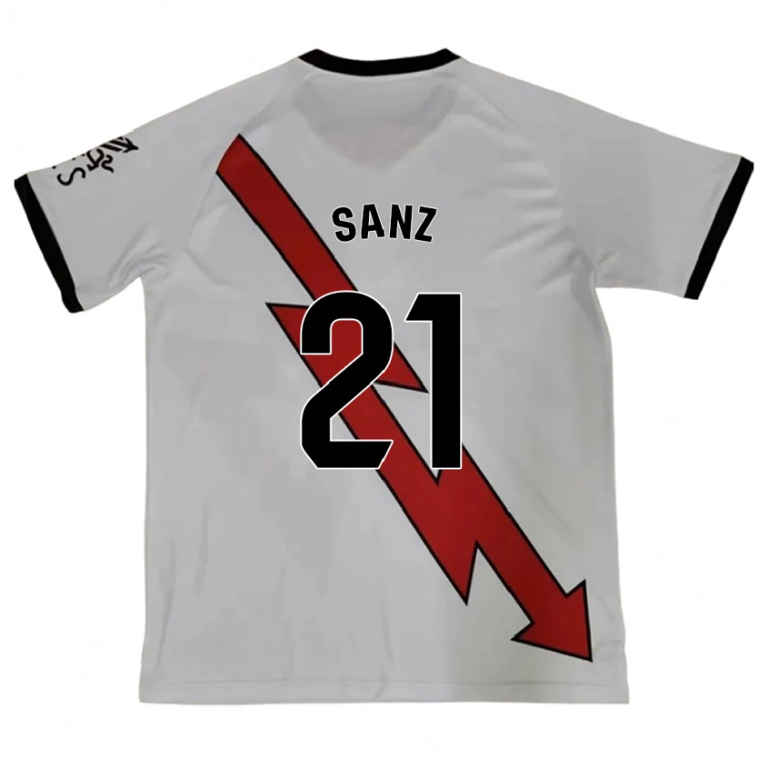 Danxen Kvinder Luismi Sanz #21 Rød Udebane Spillertrøjer 2024/25 Trøje T-Shirt