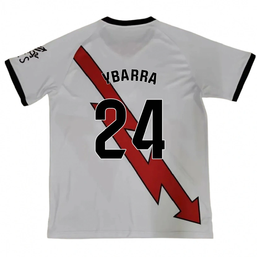 Danxen Kvinder Juan Ybarra #24 Rød Udebane Spillertrøjer 2024/25 Trøje T-Shirt