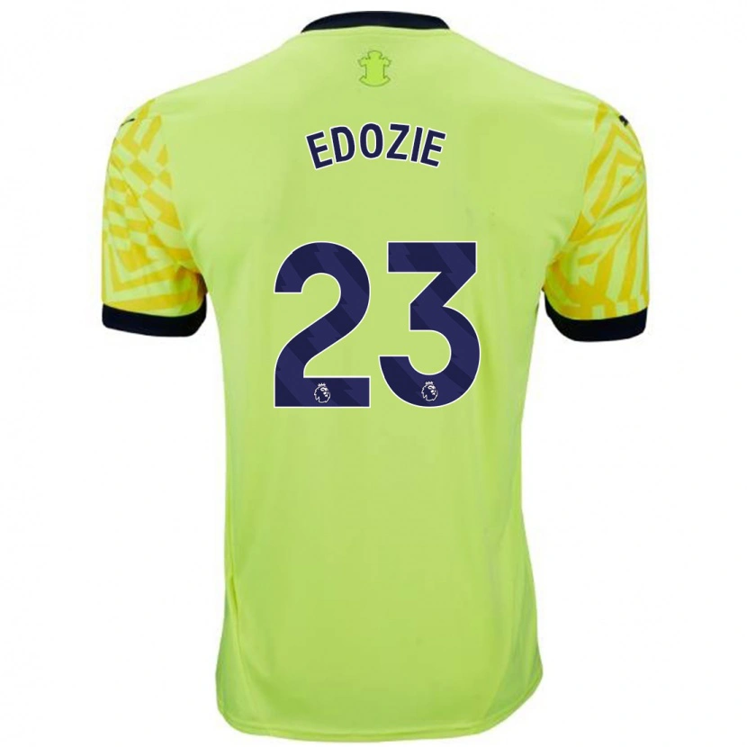 Danxen Kvinder Samuel Edozie #23 Gul Udebane Spillertrøjer 2024/25 Trøje T-Shirt