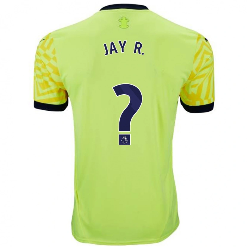 Danxen Kvinder Jay Robinson #0 Gul Udebane Spillertrøjer 2024/25 Trøje T-Shirt