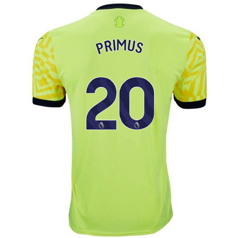 Danxen Kvinder Atlanta Primus #20 Gul Udebane Spillertrøjer 2024/25 Trøje T-Shirt