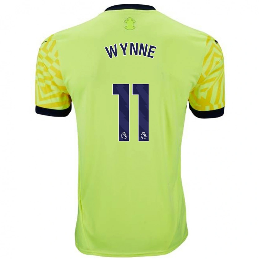 Danxen Kvinder Megan Wynne #11 Gul Udebane Spillertrøjer 2024/25 Trøje T-Shirt