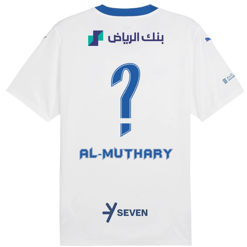 Danxen Kvinder Saad Al-Muthary #0 Hvid Blå Udebane Spillertrøjer 2024/25 Trøje T-Shirt
