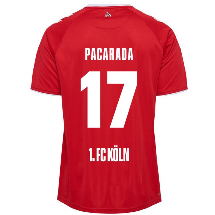 Danxen Kvinder Leart Paçarada #17 Rød Hvid Udebane Spillertrøjer 2024/25 Trøje T-Shirt