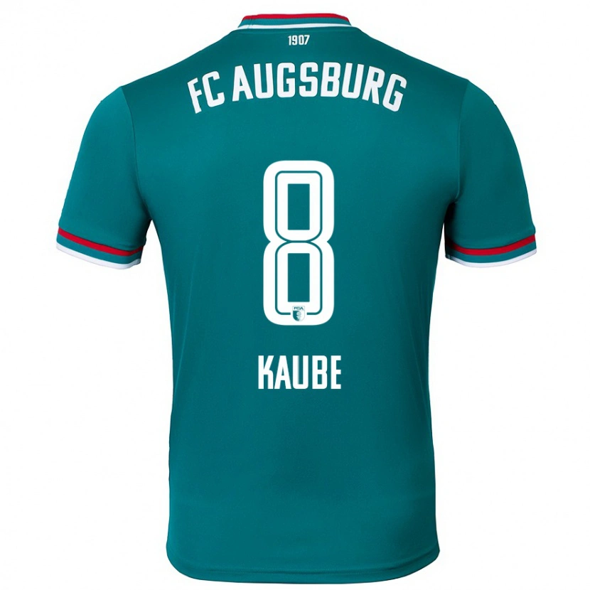 Danxen Kvinder Moritz Kaube #8 Mørkegrøn Udebane Spillertrøjer 2024/25 Trøje T-Shirt