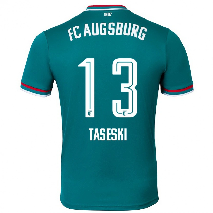 Danxen Kvinder Kristijan Taseski #13 Mørkegrøn Udebane Spillertrøjer 2024/25 Trøje T-Shirt