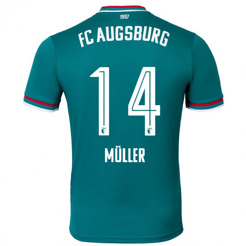 Danxen Kvinder Mato Müller #14 Mørkegrøn Udebane Spillertrøjer 2024/25 Trøje T-Shirt