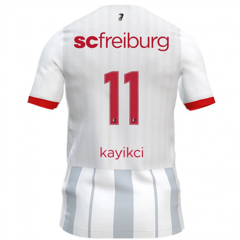 Danxen Kvinder Hasret Kayikçi #11 Hvid Grå Udebane Spillertrøjer 2024/25 Trøje T-Shirt
