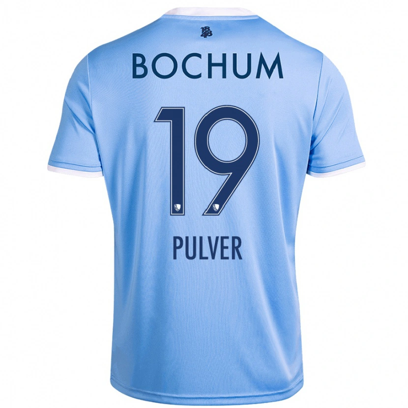 Danxen Kvinder Nico Pulver #19 Himmelblå Udebane Spillertrøjer 2024/25 Trøje T-Shirt