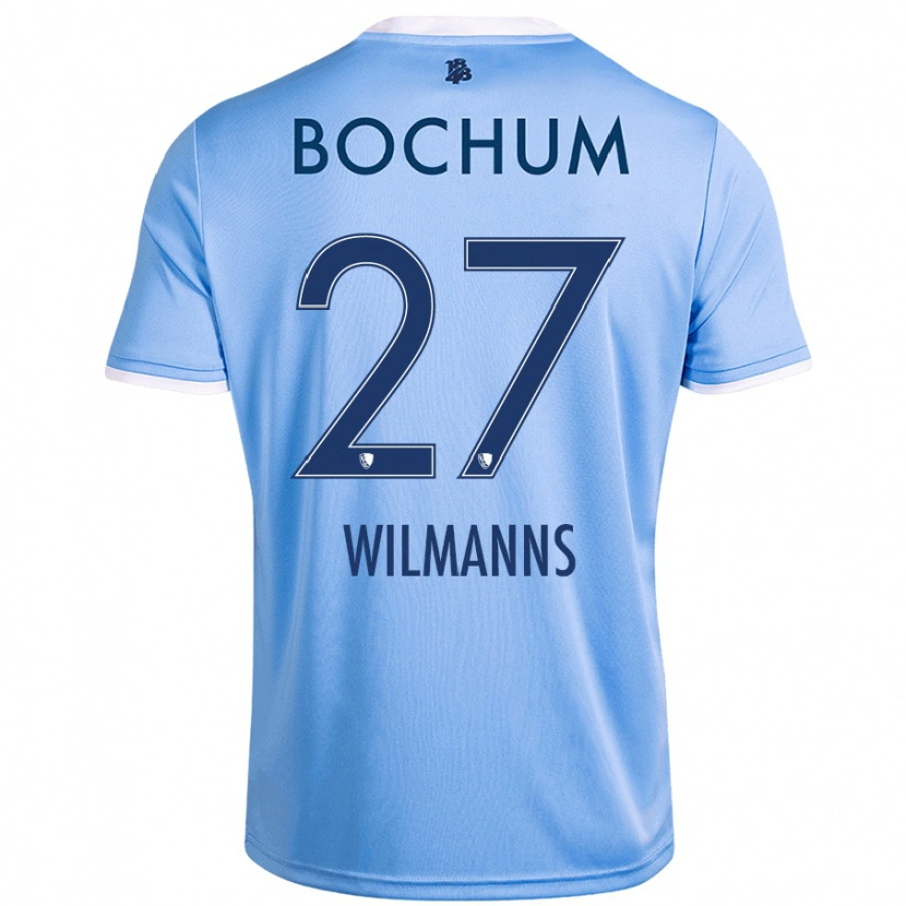 Danxen Kvinder Anjo Wilmanns #27 Himmelblå Udebane Spillertrøjer 2024/25 Trøje T-Shirt