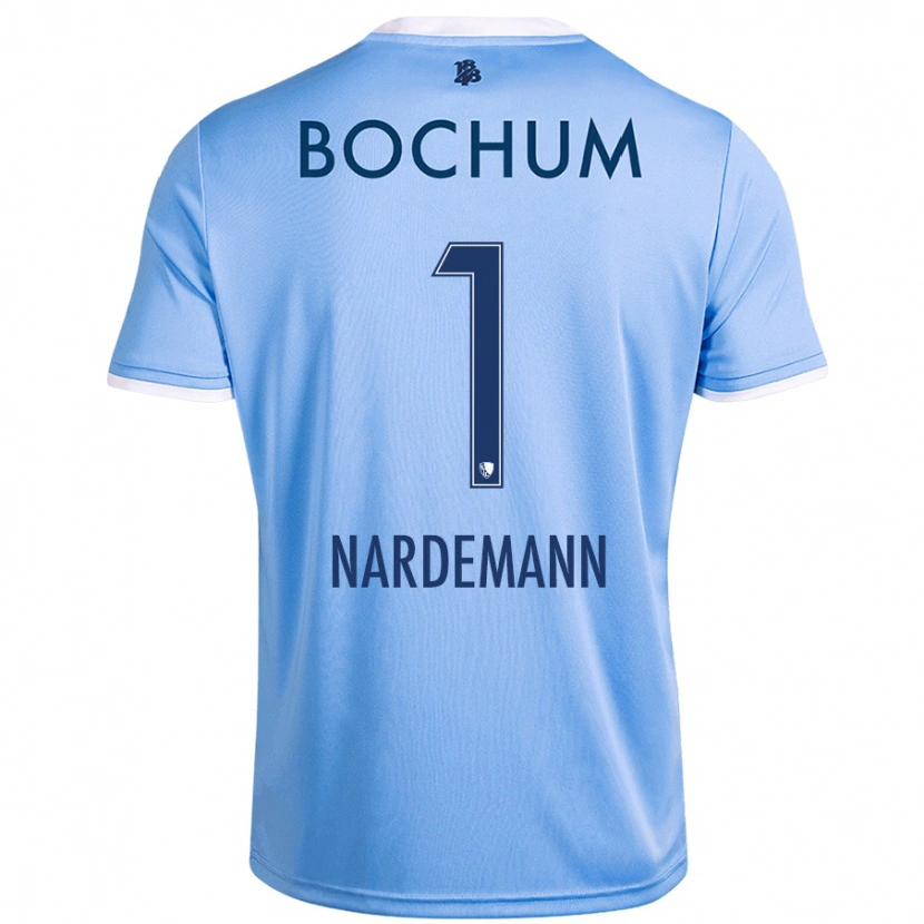 Danxen Kvinder Kari Närdemann #1 Himmelblå Udebane Spillertrøjer 2024/25 Trøje T-Shirt