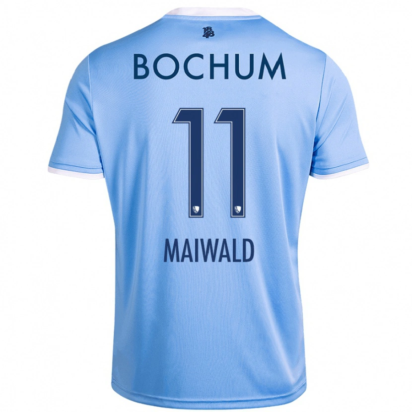 Danxen Kvinder Anna Maiwald #11 Himmelblå Udebane Spillertrøjer 2024/25 Trøje T-Shirt