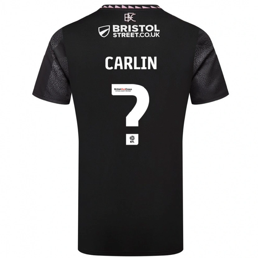 Danxen Kvinder Logan Carlin #0 Sort Udebane Spillertrøjer 2024/25 Trøje T-Shirt