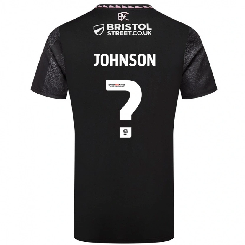 Danxen Kvinder Zach Johnson #0 Sort Udebane Spillertrøjer 2024/25 Trøje T-Shirt