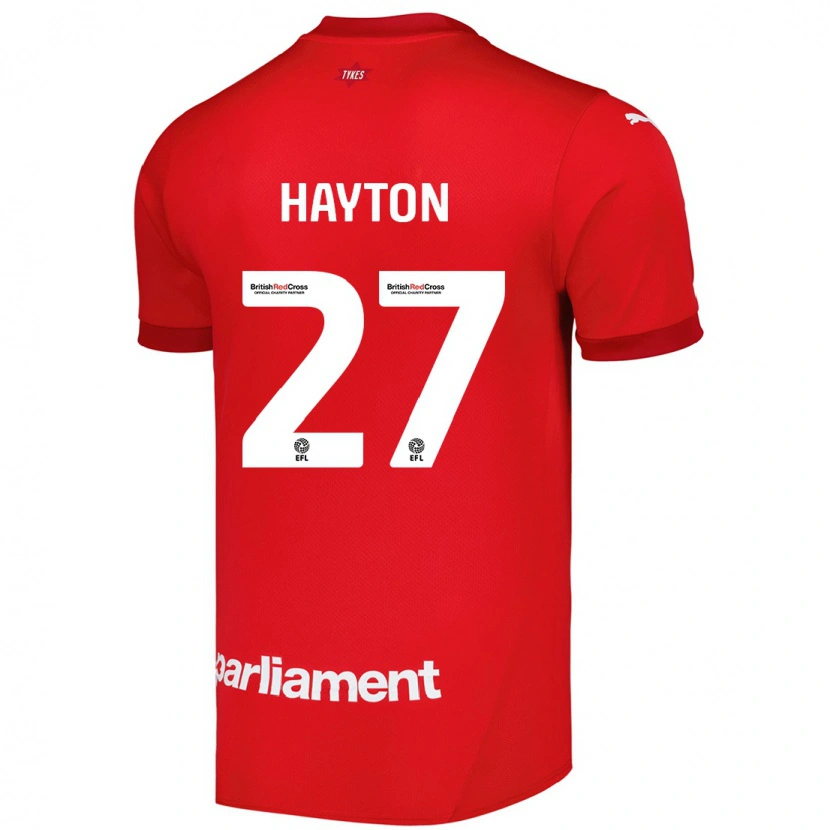Danxen Børn Adam Hayton #27 Rød Hjemmebane Spillertrøjer 2024/25 Trøje T-Shirt