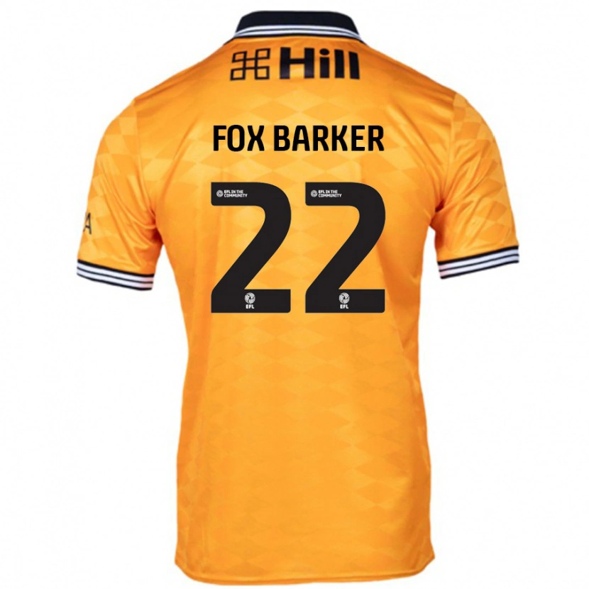 Danxen Børn Mistie Fox-Barker #22 Orange Hjemmebane Spillertrøjer 2024/25 Trøje T-Shirt