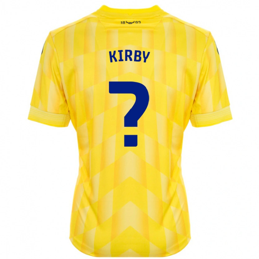 Danxen Børn Ellie Kirby #0 Gul Hjemmebane Spillertrøjer 2024/25 Trøje T-Shirt
