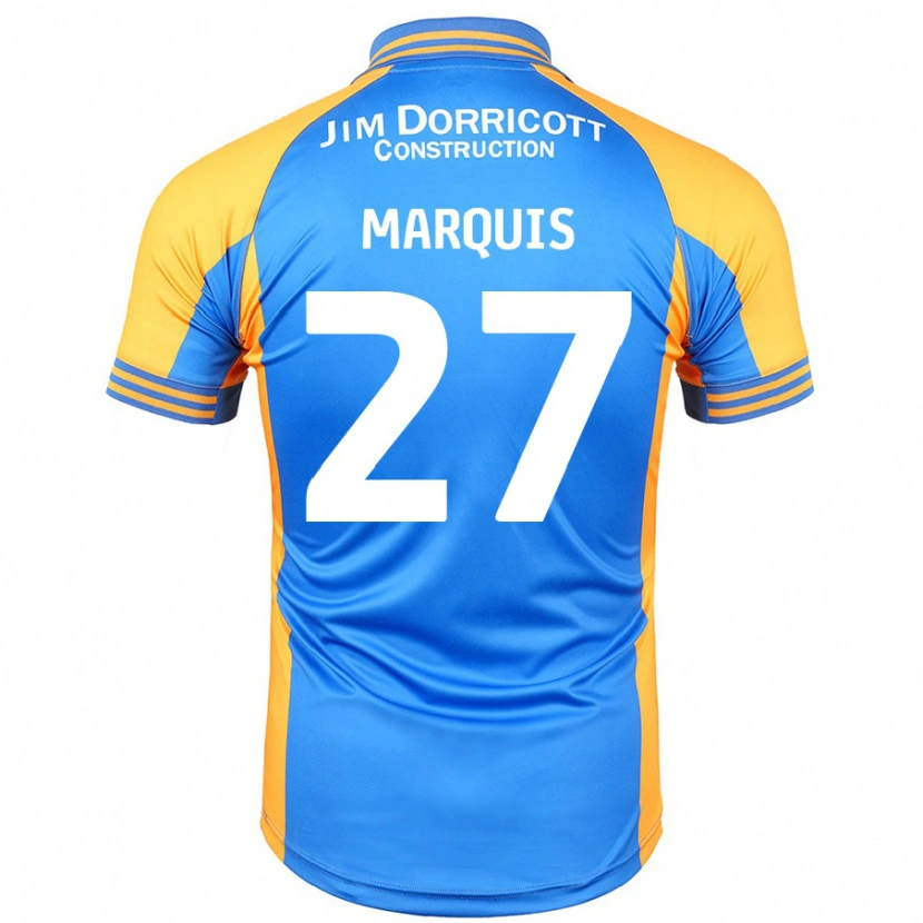 Danxen Børn John Marquis #27 Blå Rav Hjemmebane Spillertrøjer 2024/25 Trøje T-Shirt