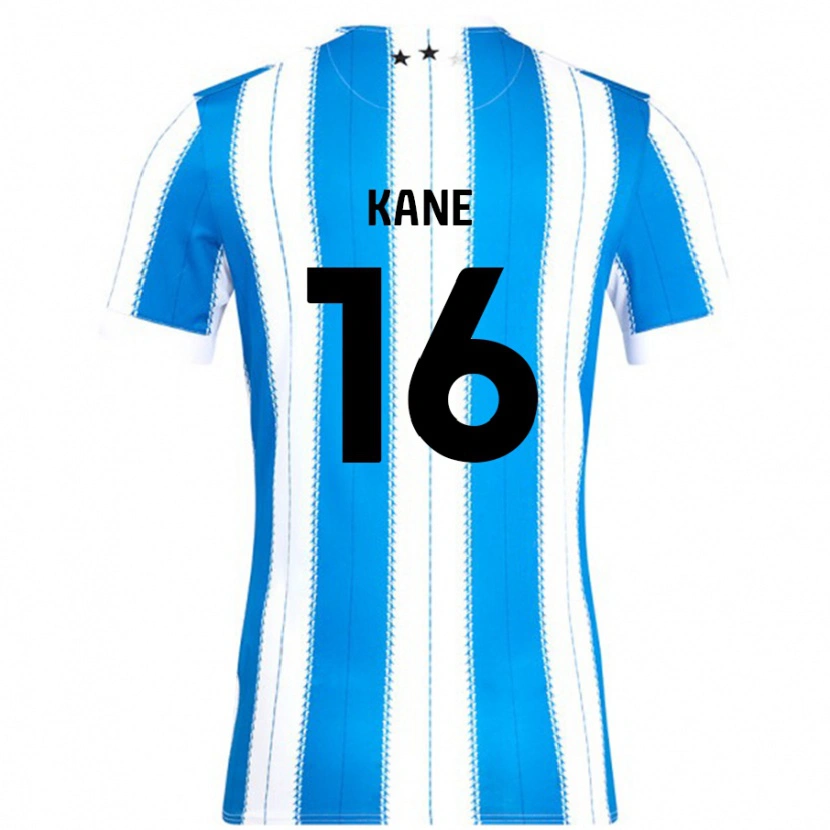 Danxen Børn Herbie Kane #16 Blå Hvid Hjemmebane Spillertrøjer 2024/25 Trøje T-Shirt
