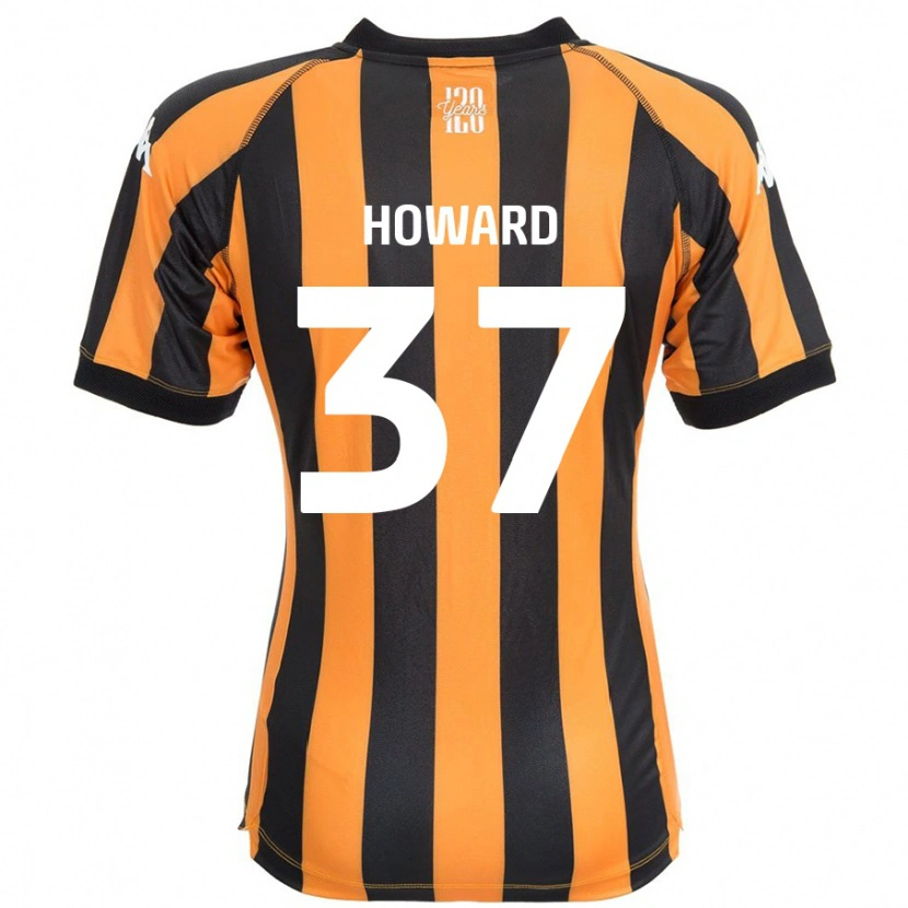 Danxen Børn Scarlet Howard #37 Sort Rav Hjemmebane Spillertrøjer 2024/25 Trøje T-Shirt