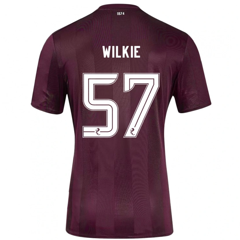 Danxen Børn Coupar Wilkie #57 Bourgogne Hjemmebane Spillertrøjer 2024/25 Trøje T-Shirt